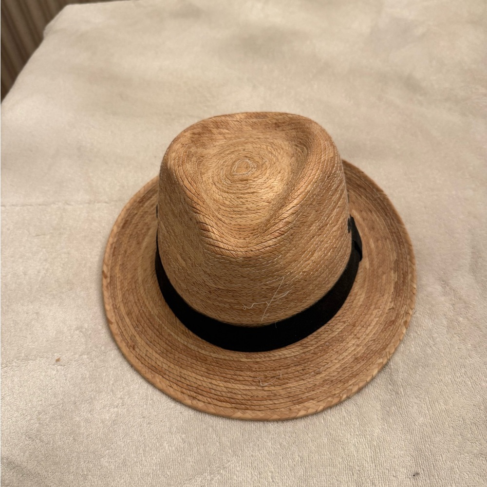 Classic Men's Brown Fedora with Black Band